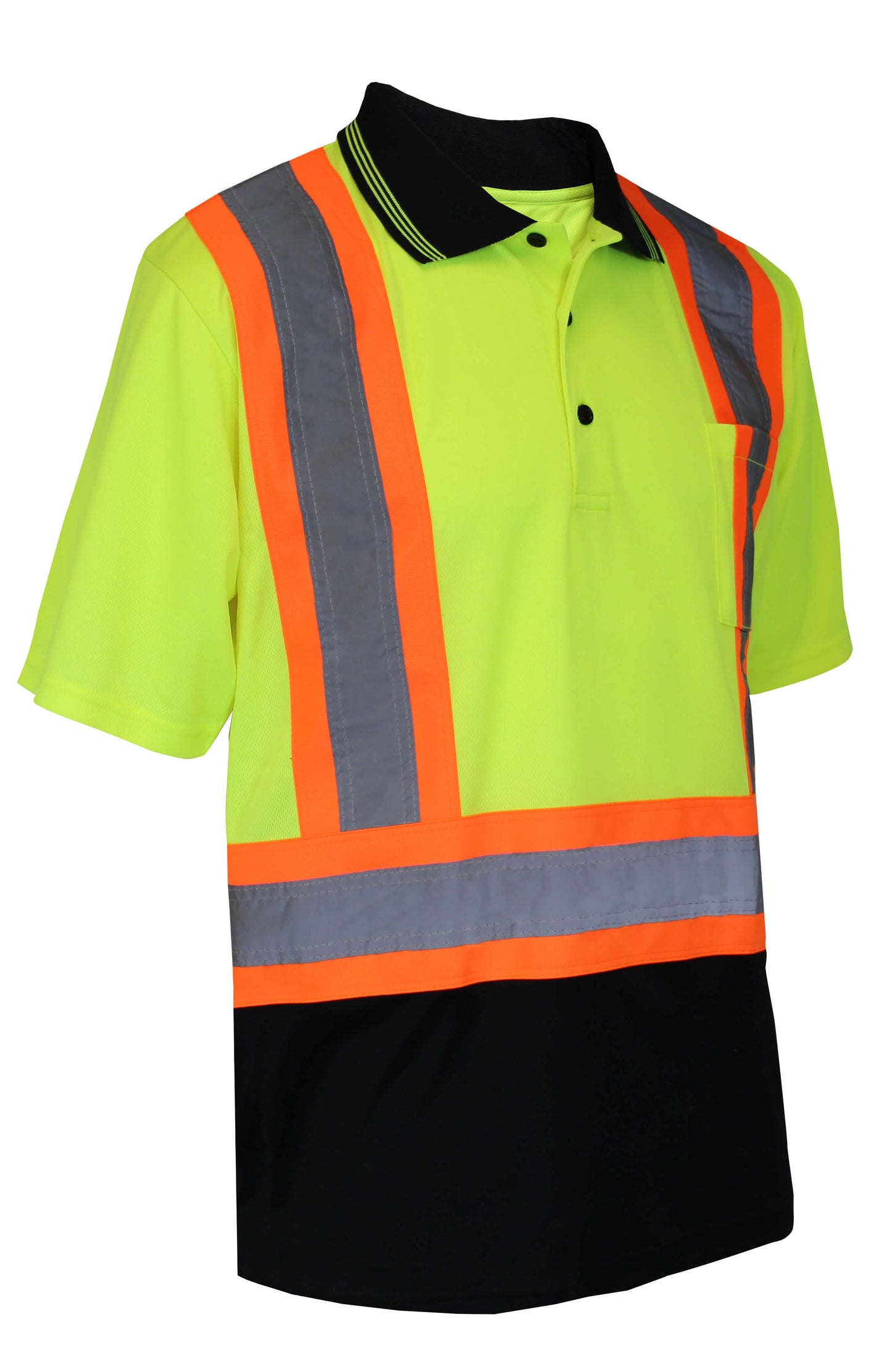 10-701r Polo mit reflektierenden Bands für Männer