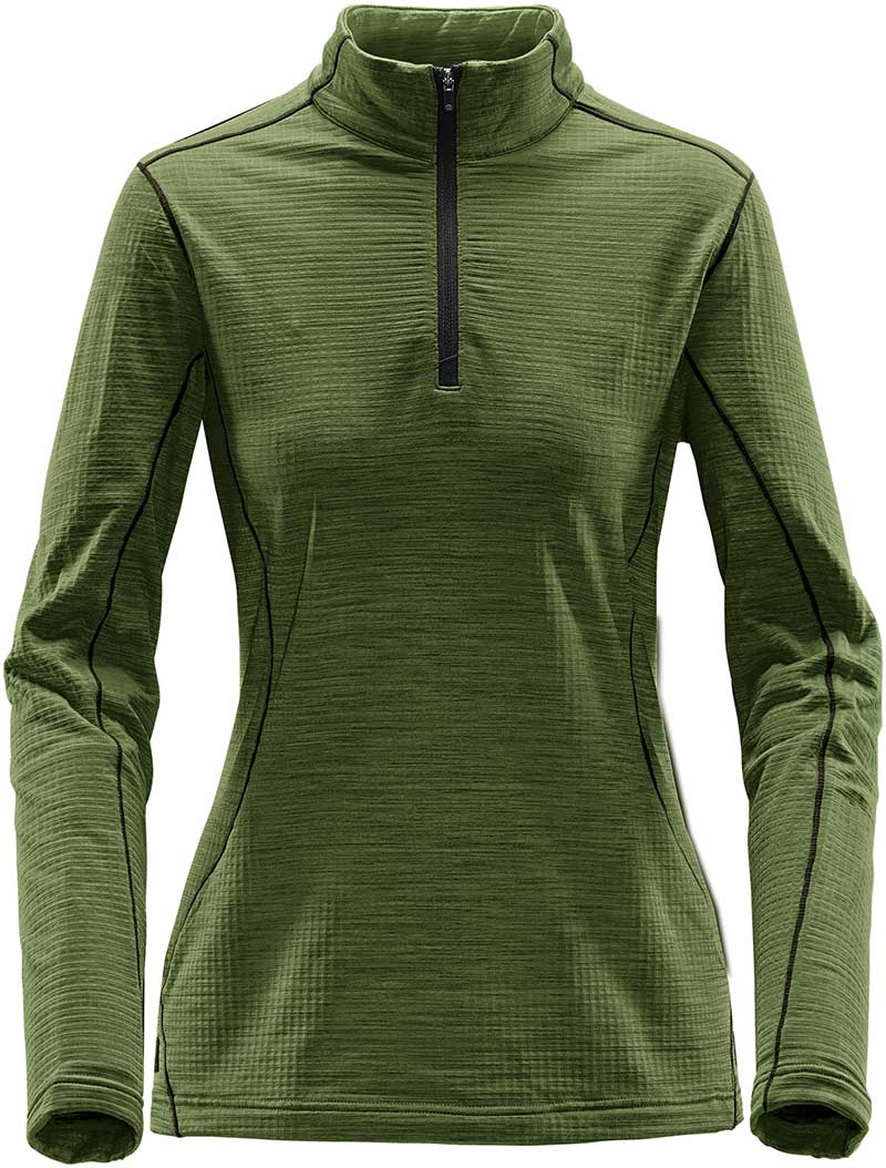 HTZ-1W Base thermal 1/4 zip pour femme