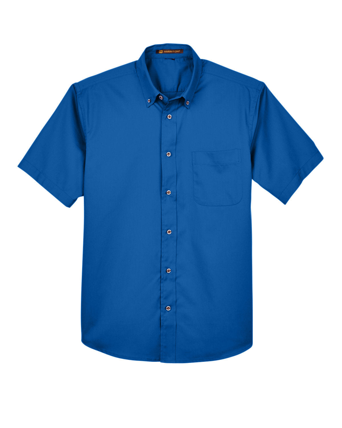 Harriton-M500S Shirt Easy Blend ™ Manga corta para hombres