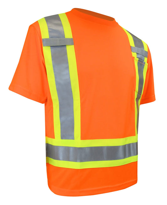 10-662R T-shirt haute visibilité pour homme (Taille régulière)