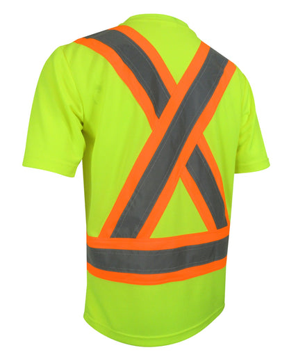 Camiseta de alta visibilidad de 10-662R de alta visibilidad para hombres (tamaño regular)