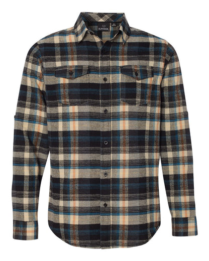 BURNSIDIDE -8210 Men's Check Flannel Shirt