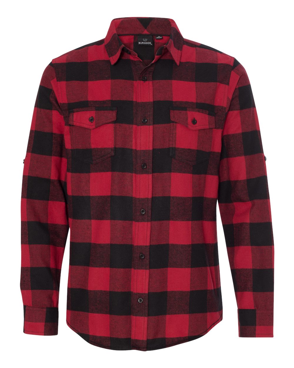 BURNSIDIDE -8210 Men's Check Flannel Shirt