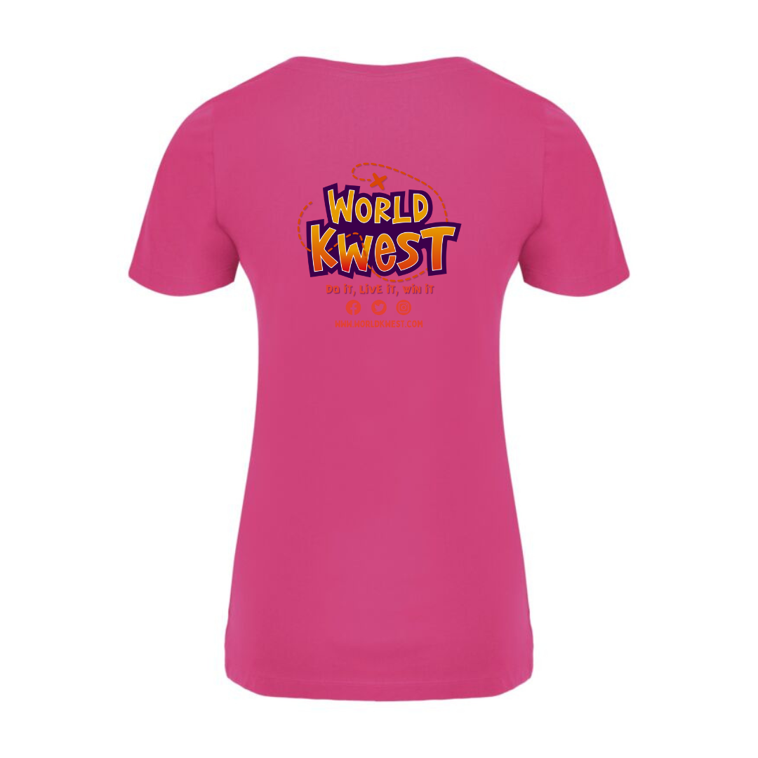 ATC8001L - World Kwest V Neck t -Shirts für Frauen