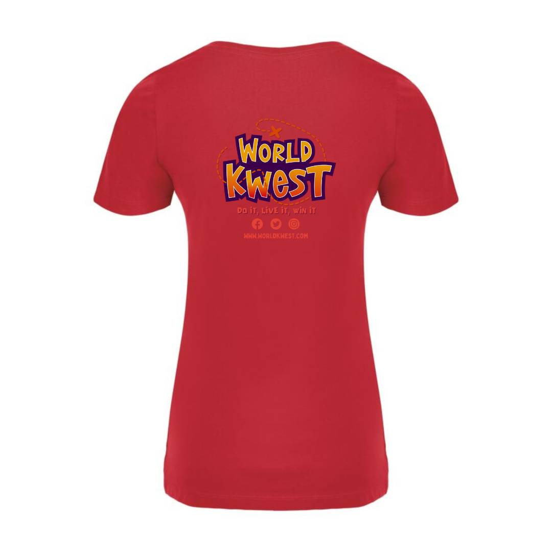 ATC8001L - World Kwest V Neck t -Shirts für Frauen