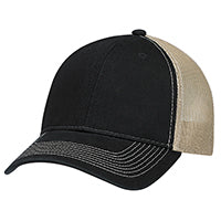 6H647 -Casquette deluxe washed with enzyme