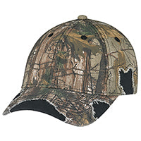 6Y193-Casquette deluxe deavado a la enzima (Realtree)