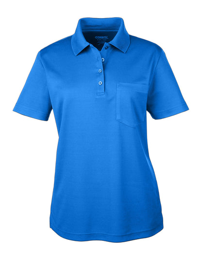 Core 365 78181p - Frauenperformance Strick Polo mit Taschen