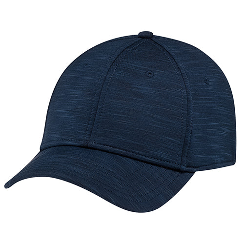 AC0009-Casquette Polyester Marne/Spandex mit verstärktem Umriss