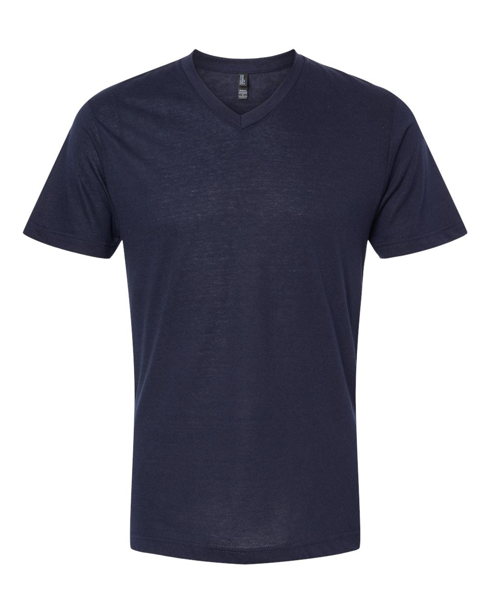 3543- T-shirt Deluxe col en V en mélange de coton