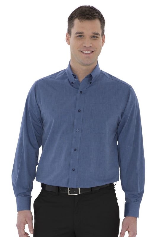 Coal harbour-D6004 chemise tissée texturée pour homme