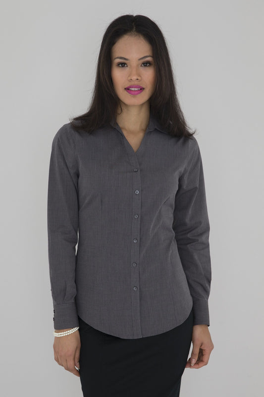 Coal harbour-L6004 chemise tissée texturée pour femme