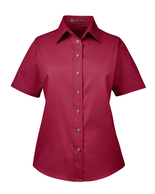 Harriton-M500SW Shirt Easy Blend ™ Manga corta para mujeres