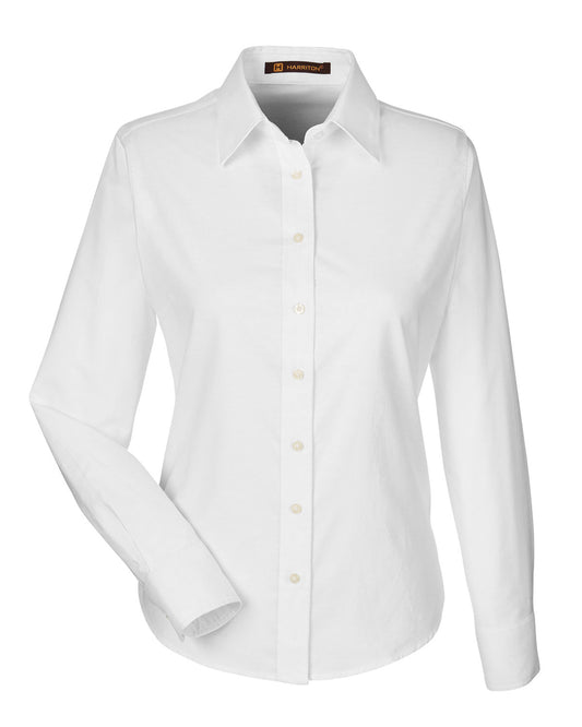 Harriton-M600W Oxford Long Sleeve Shirt for Women